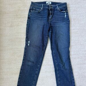 PAIGE Dark Blue Skinny Jeans